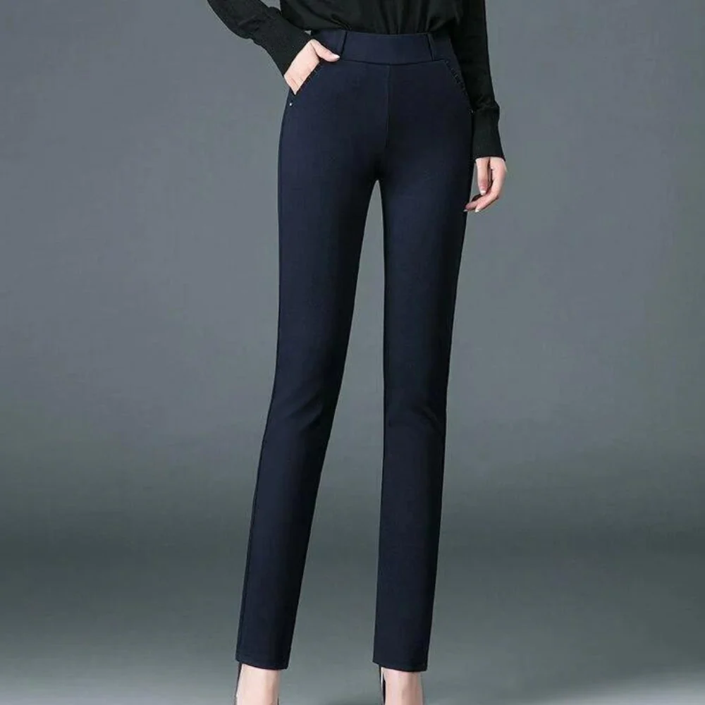 Hannah | Stylish Straight-cut Women's Pants - Image 9
