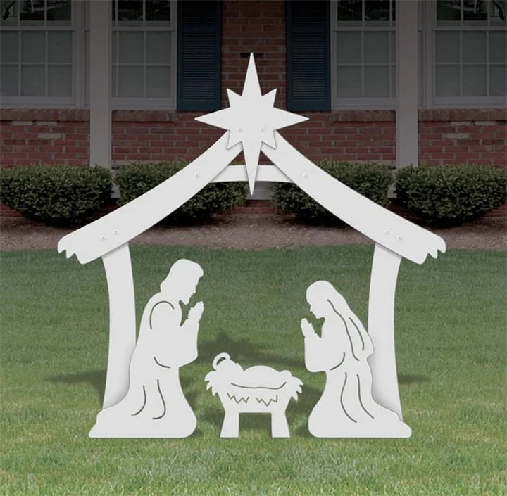 Holy Night Outdoor Nativity Scene Set - Image 3