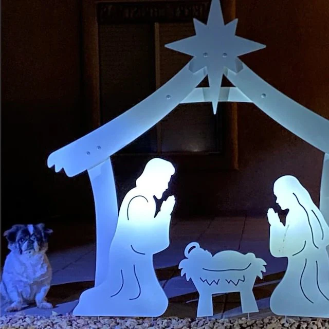 Holy Night Outdoor Nativity Scene Set - Image 4