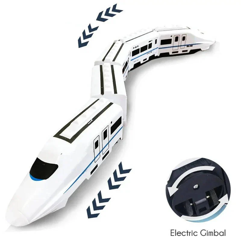Interactive Train Toy Set for Toddlers – 4 Car Train with Spinning Action, Flashing Lights, and Realistic Sounds - Image 4