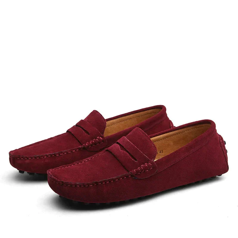Italian-style suede loafers - Image 3