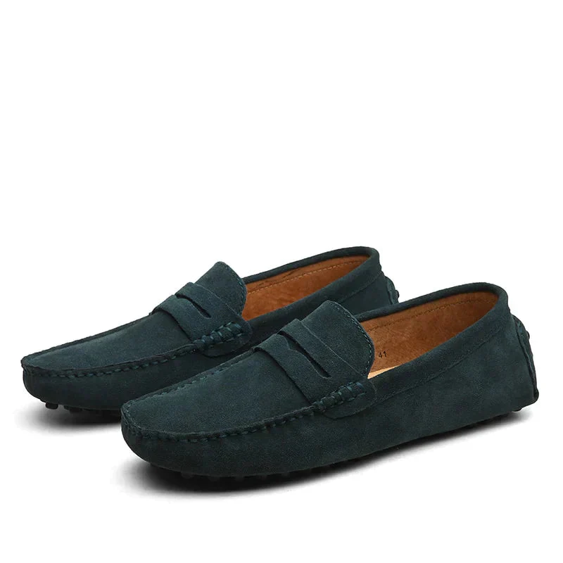 Italian-style suede loafers - Image 4