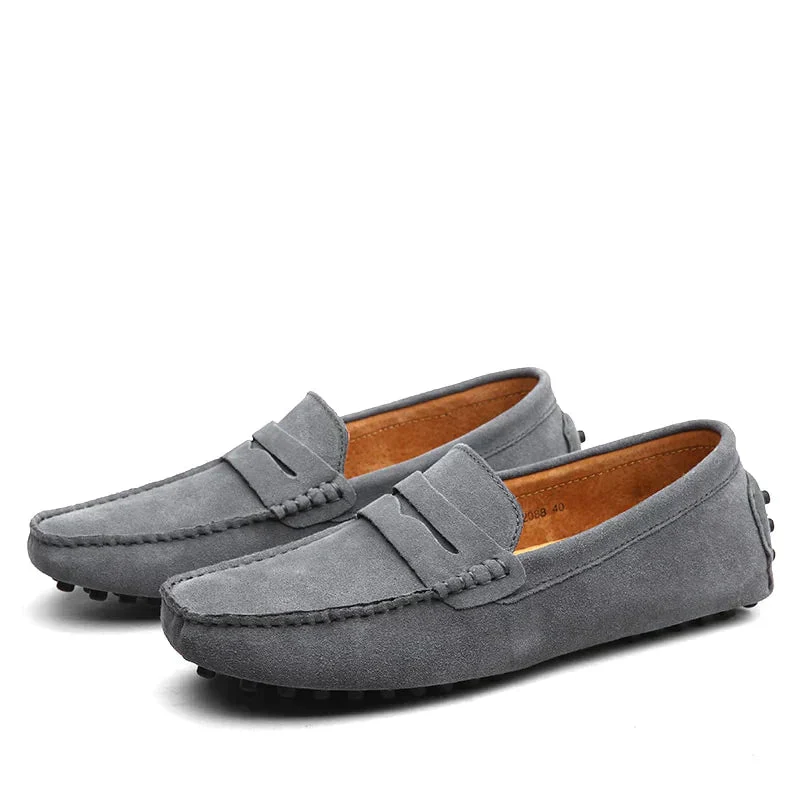 Italian-style suede loafers - Image 5