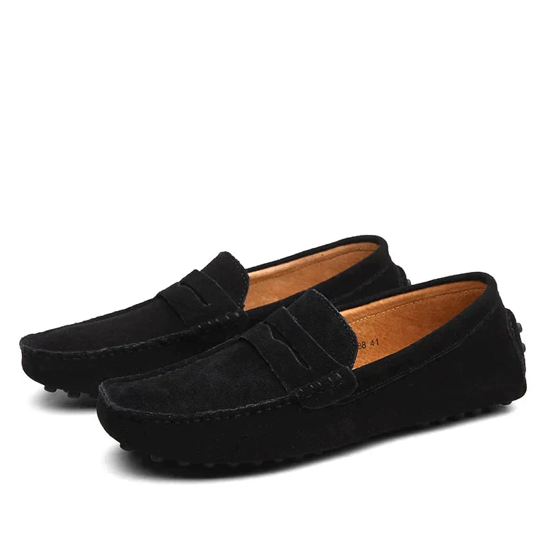 Italian-style suede loafers - Image 6