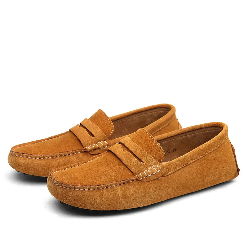 Italian-style suede loafers - Image 7