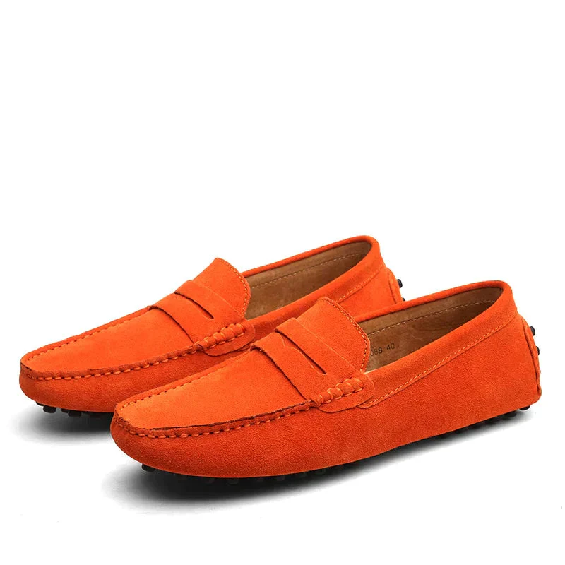 Italian-style suede loafers - Image 8