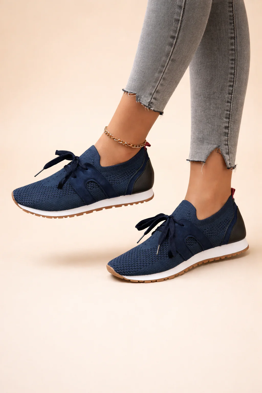 Justyna | Women’s Lightweight Knit Sneakers with Breathable All-Day Comfort - Image 3