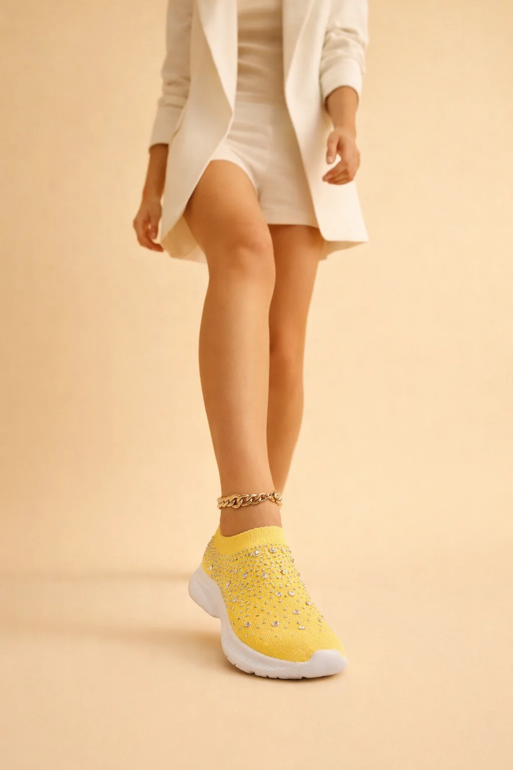 Kamila | Women’s Slip-On Sneakers with Rhinestone Detail and All-Day Comfort - Image 3