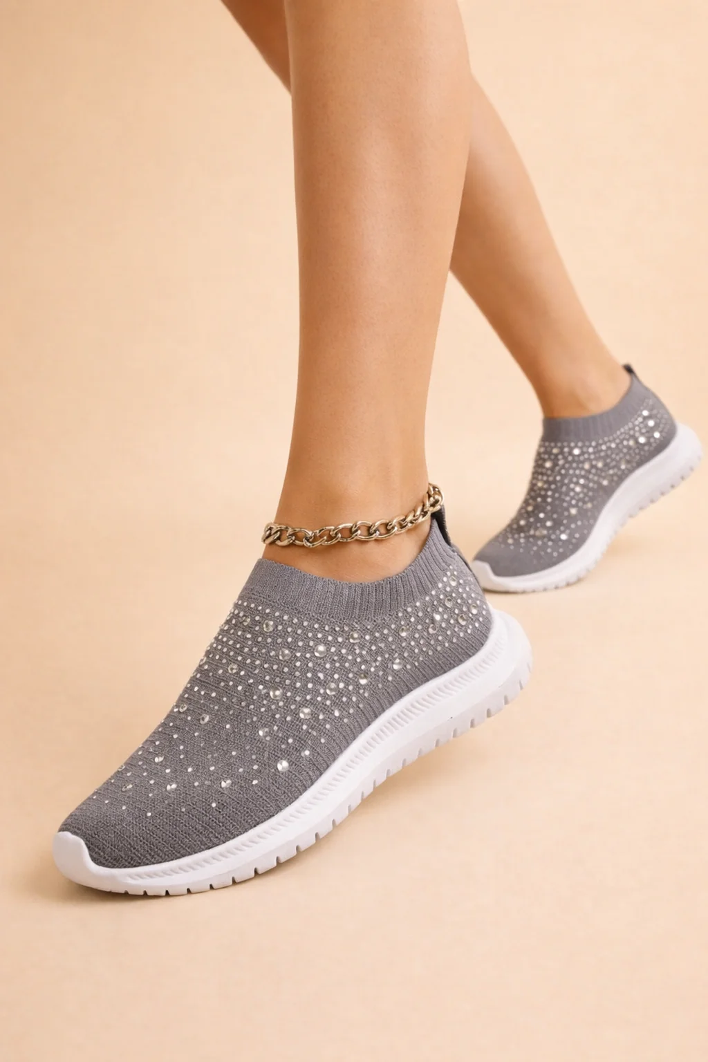 Kamila | Women’s Slip-On Sneakers with Rhinestone Detail and All-Day Comfort - Image 7