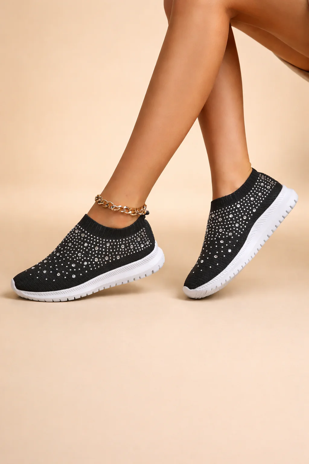 Kamila | Women’s Slip-On Sneakers with Rhinestone Detail and All-Day Comfort - Image 8
