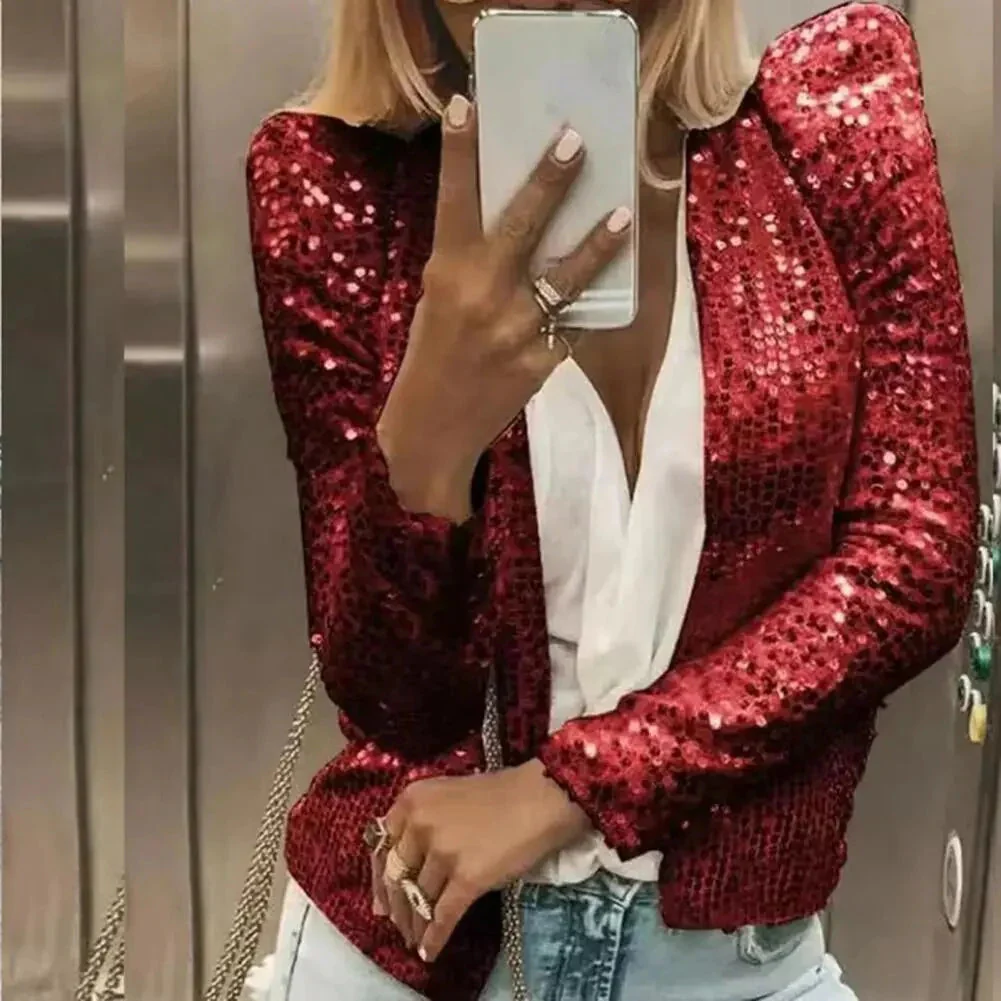 KENDALL | Sparkling Women's Blazer - Image 4