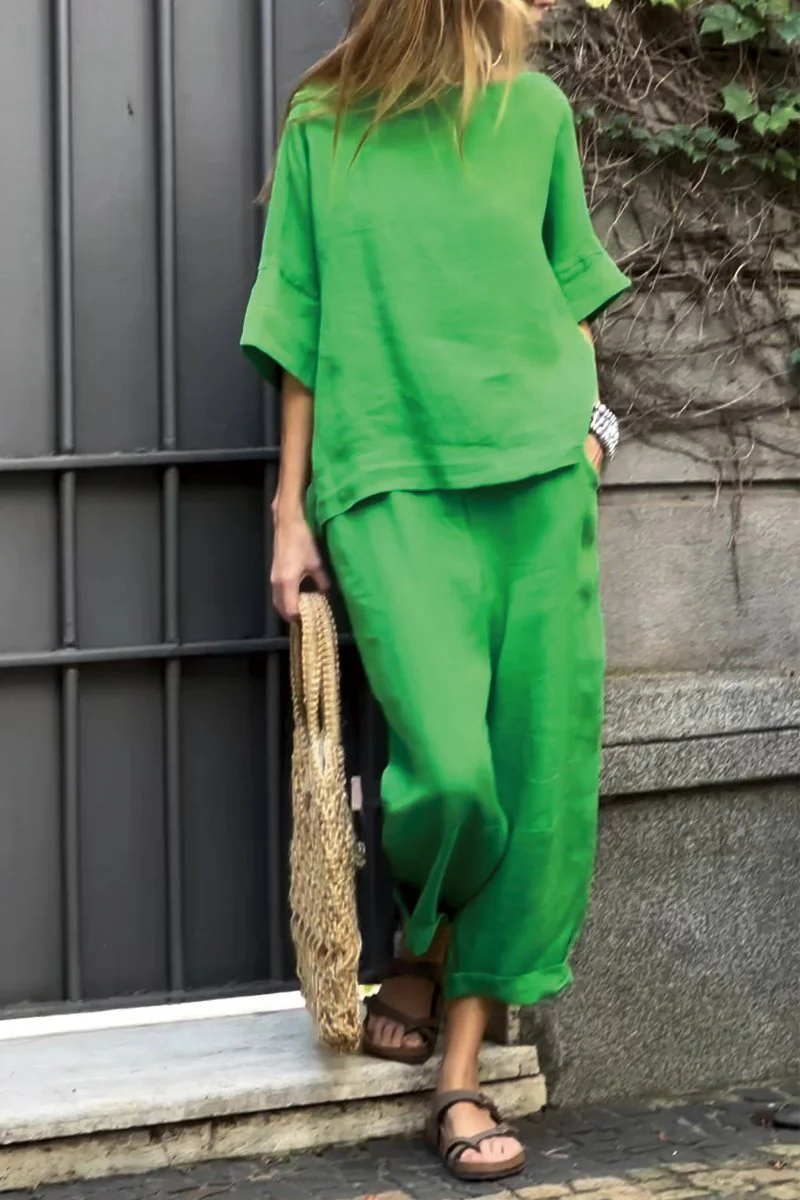 KIANA | Comfortable Shirt and Pants Set - Image 6