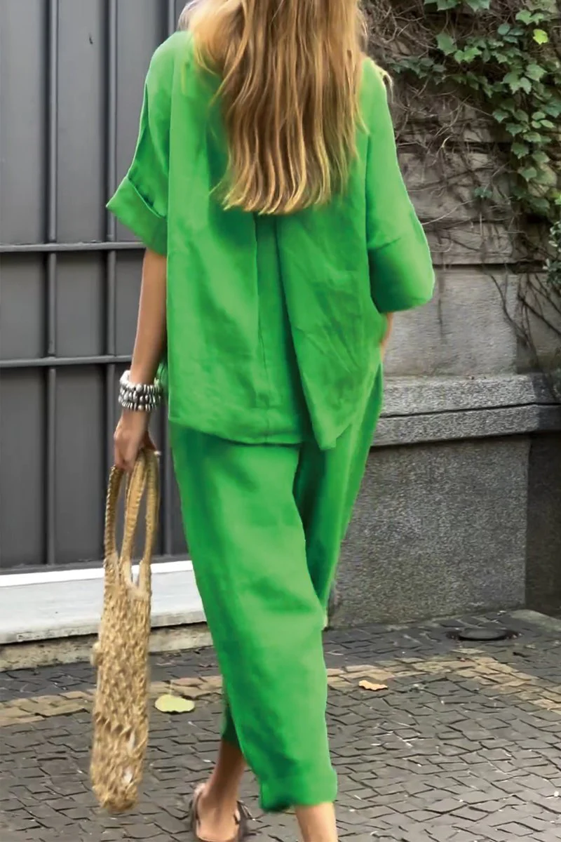 KIANA | Comfortable Shirt and Pants Set - Image 7