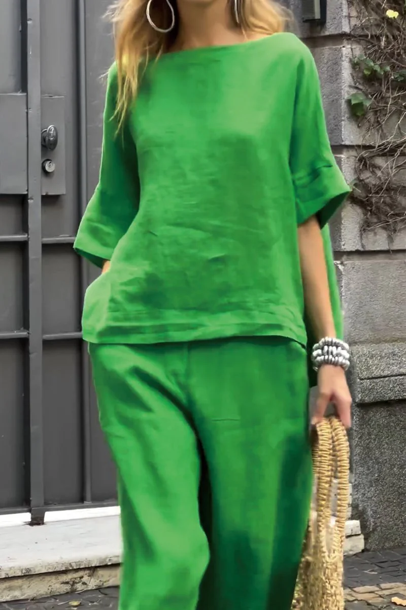 KIANA | Comfortable Shirt and Pants Set - Image 8