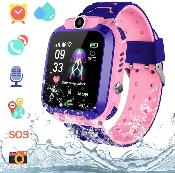 Kidguard GPS Smartwatch 4G for children with real-time location tracking, SOS button and two-way communication. Splash-proof. - Image 2