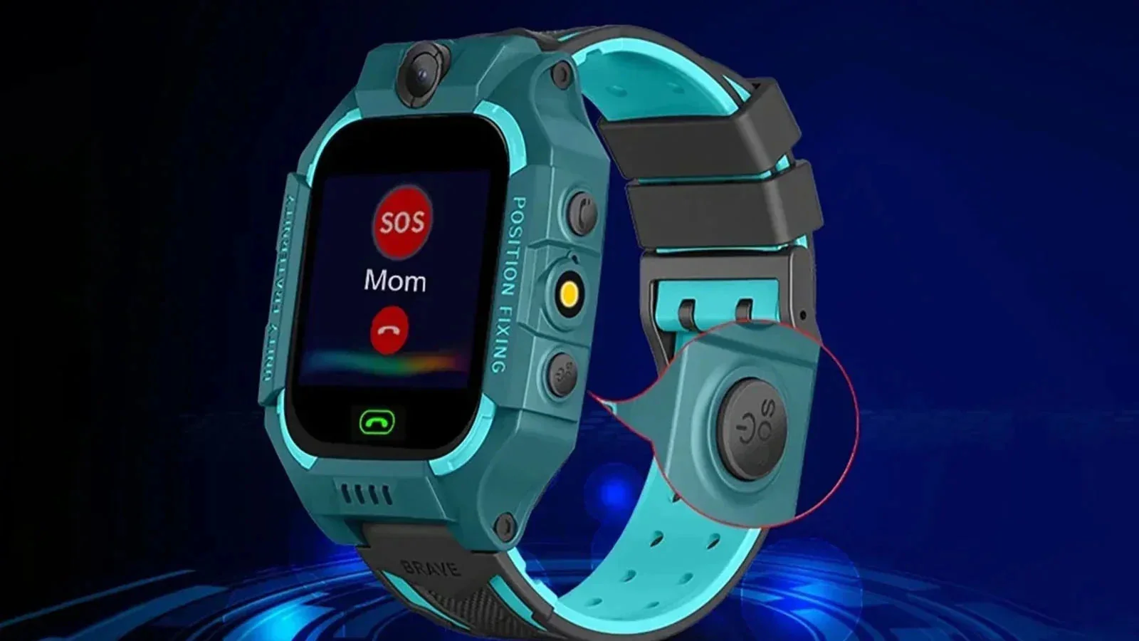 Kidguard GPS Smartwatch 4G for children with real-time location tracking, SOS button and two-way communication. Splash-proof. - Image 3