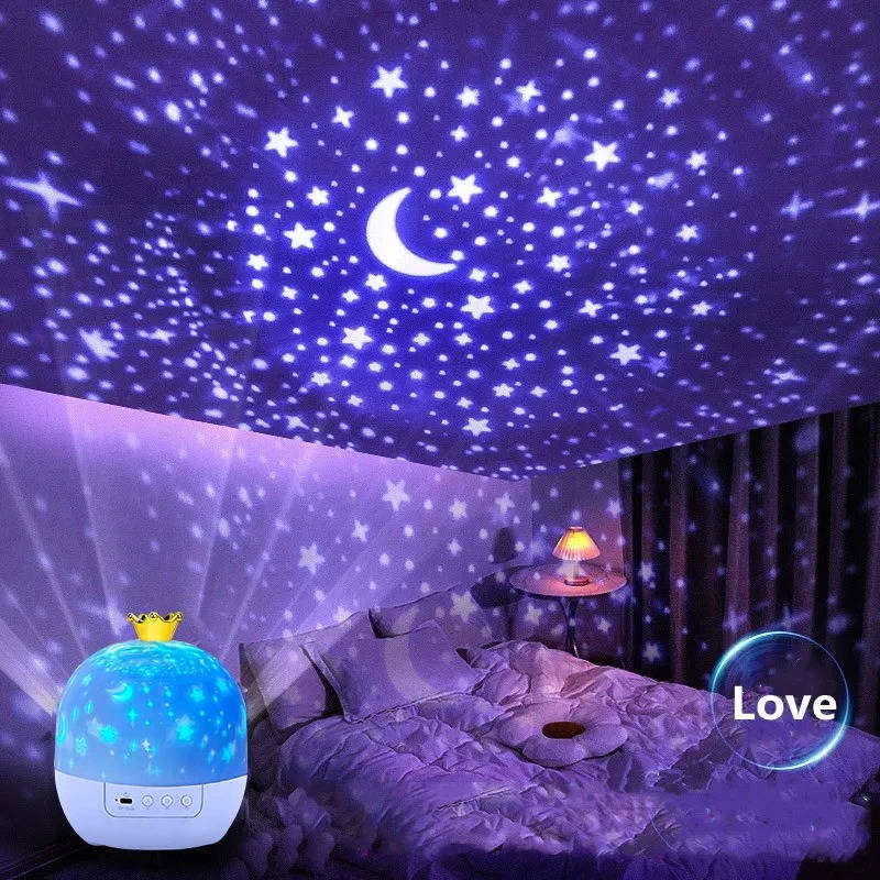 Kids Projector Night Light with Remote Control – 6 Magical Scenes, 5 Color Options, Rotating Light for Soothing Bedtime Experience - Image 3