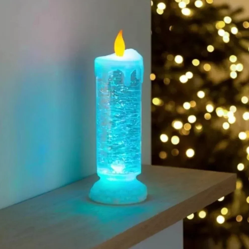 LED Christmas lights rechargeable with glitter - Image 3