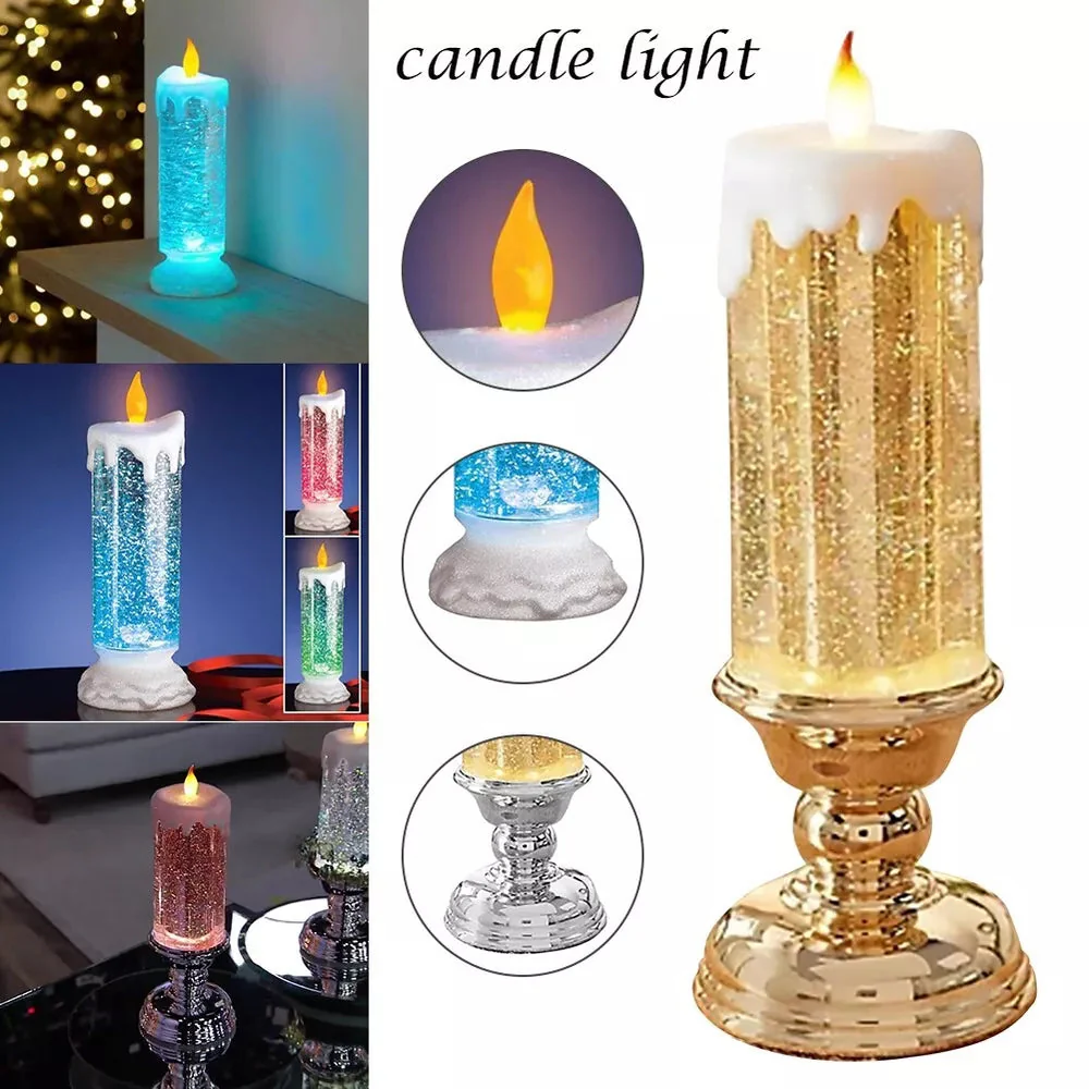 LED Christmas lights rechargeable with glitter - Image 8