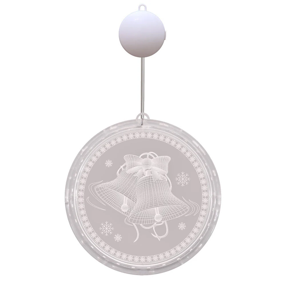 LED light chain, hanging lamp, bell, snowflake, moose, decorative festoon lamp - Image 5