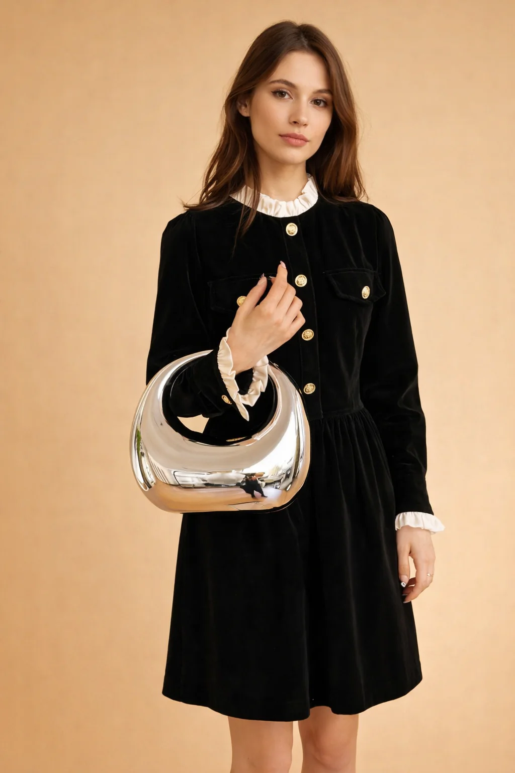 Lenie | Women’s Elegant Sculptural Handbag - Image 7