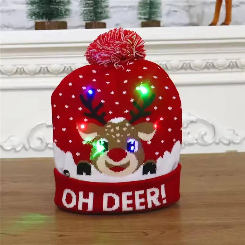 Light Up Christmas Hat with Colorful LED Lights – Stretchy Knit Beanie for All Ages and Holiday Celebrations - Image 7