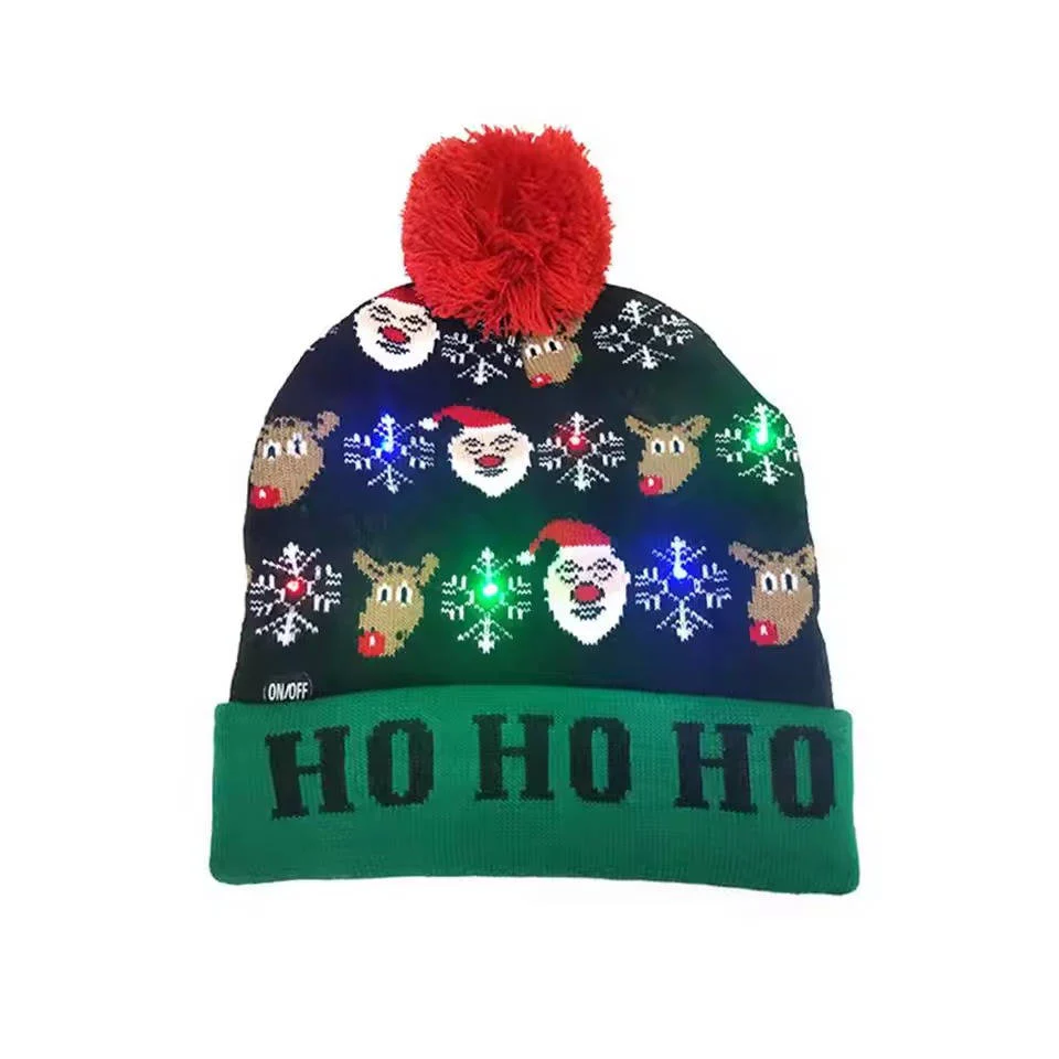 Light Up Christmas Hat with Colorful LED Lights – Stretchy Knit Beanie for All Ages and Holiday Celebrations - Image 8