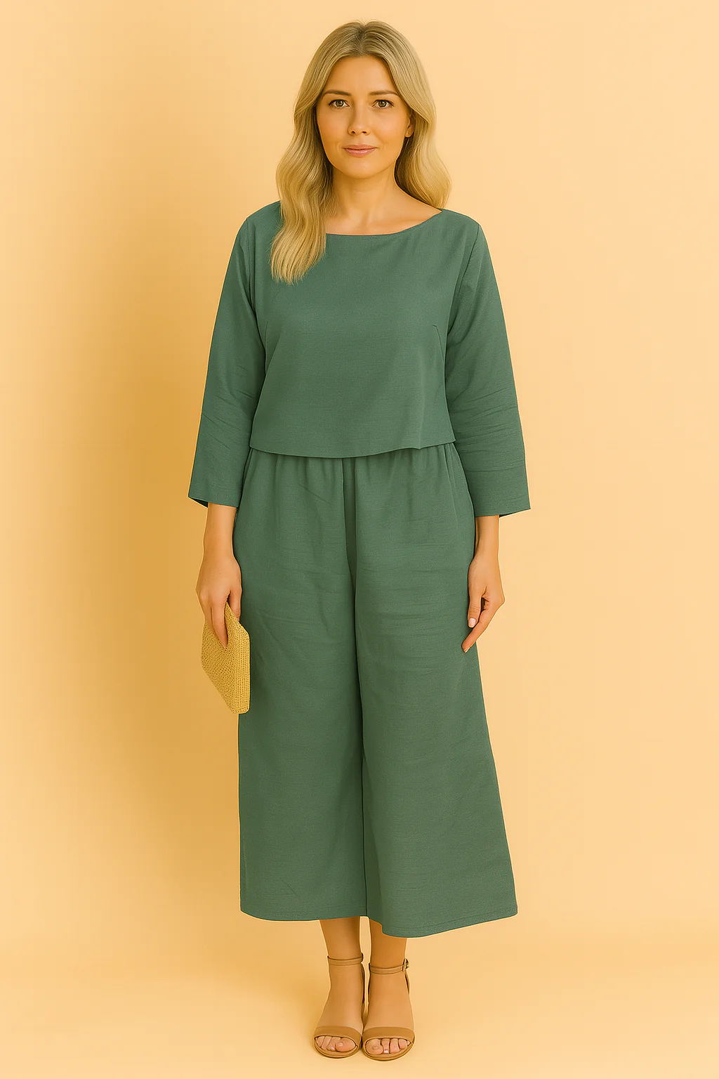 Lily | Airy two pieced set Linen - Image 3