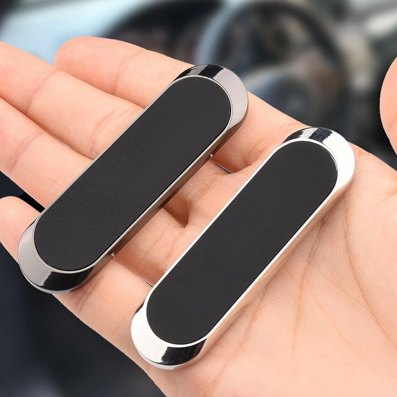 Magnetic phone holder that requires no assembly