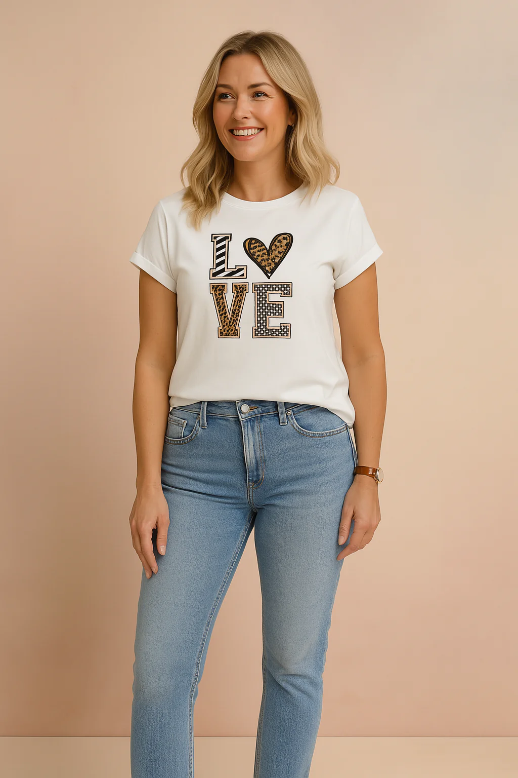 Margaret | Stylish T-shirt with print - Image 4