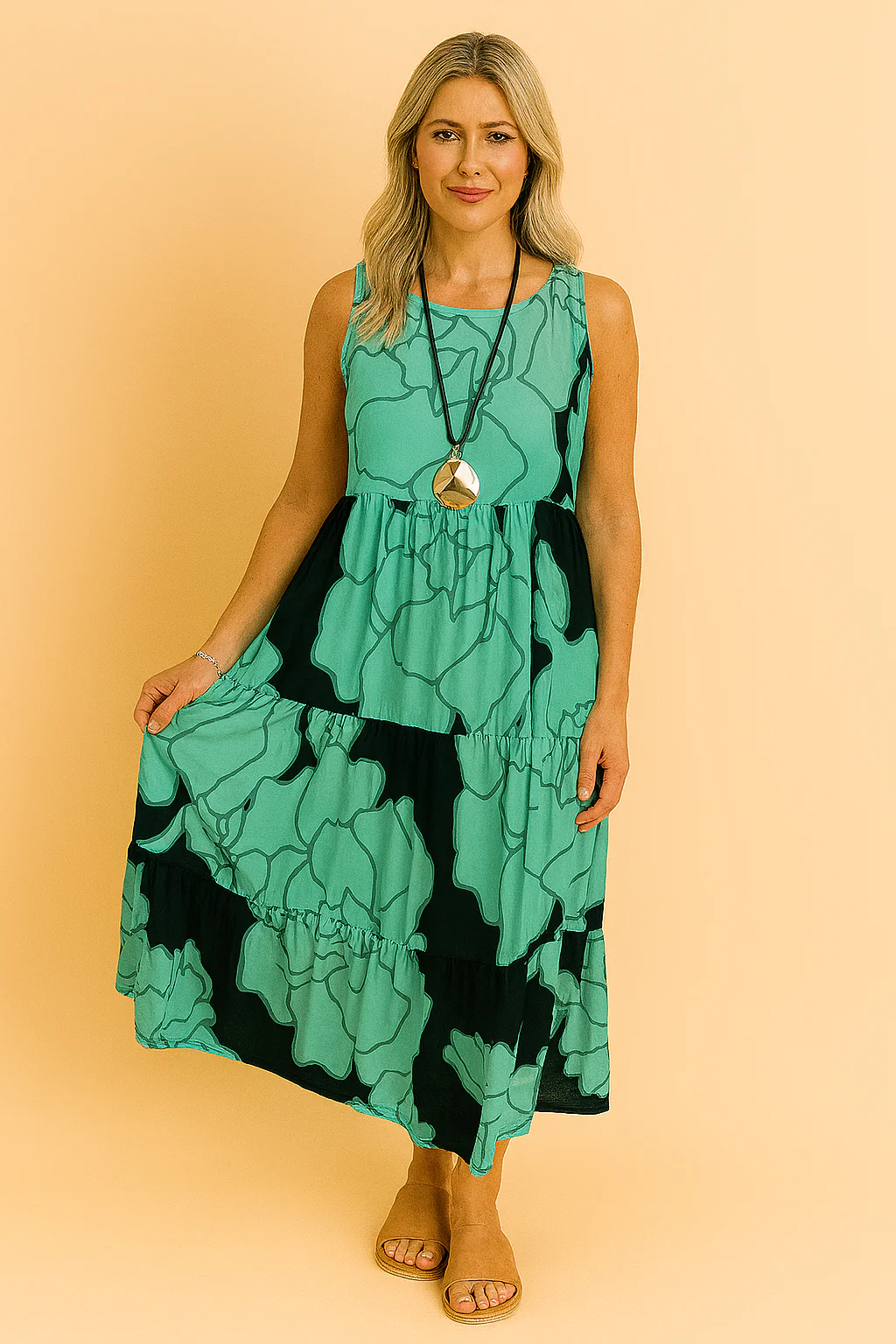 MARY | Elegant Floral Women's Dress - Image 3