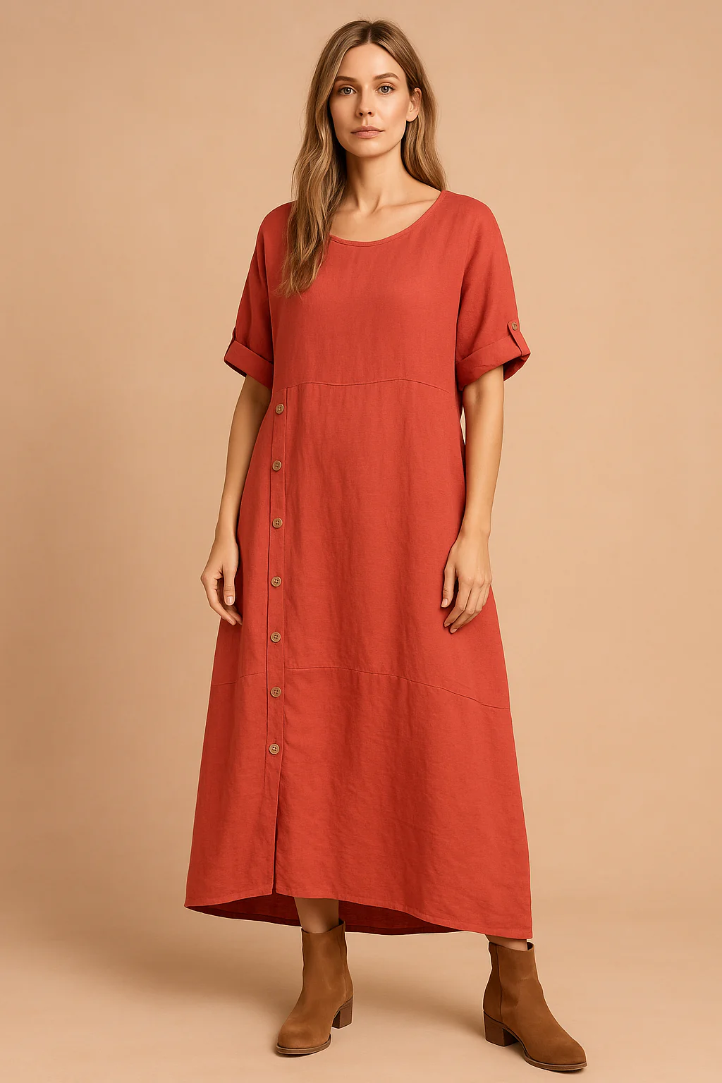 Meah | Loose Long Women's Oversized Blouse for Everyday Use - Image 2