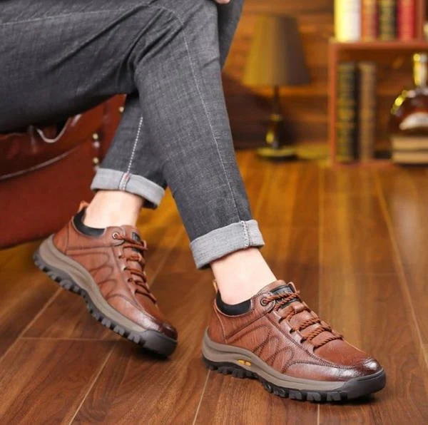 Men's orthopedic shoes made of leather - Image 8