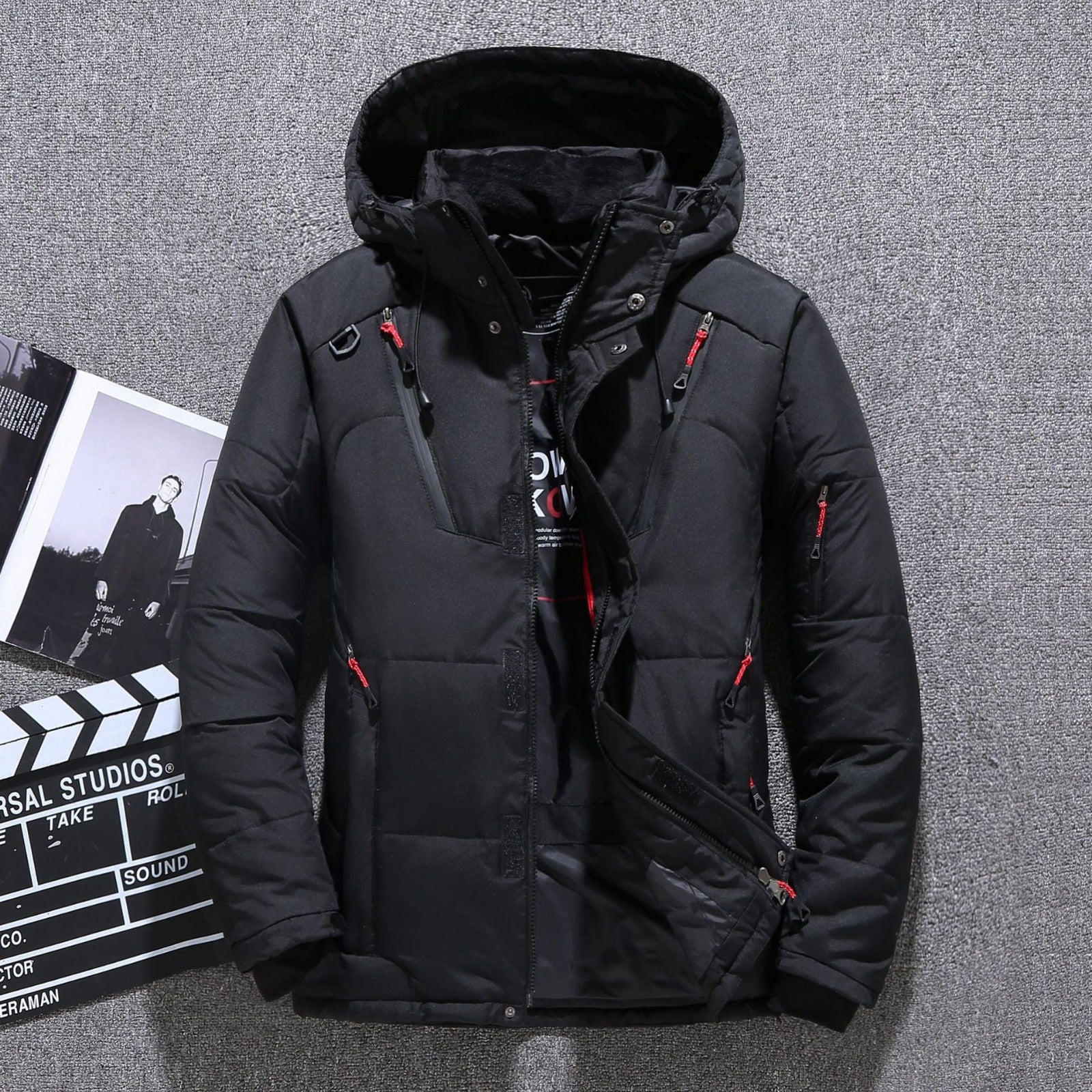 Men's Winter Jacket, Waterproof, Warm Lining, Practical, Insulating Fabric - Image 4