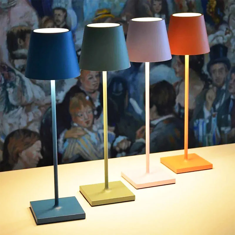 Modern rechargeable wireless LED table lamp | Portable lighting for home, office and outdoor use - Image 14