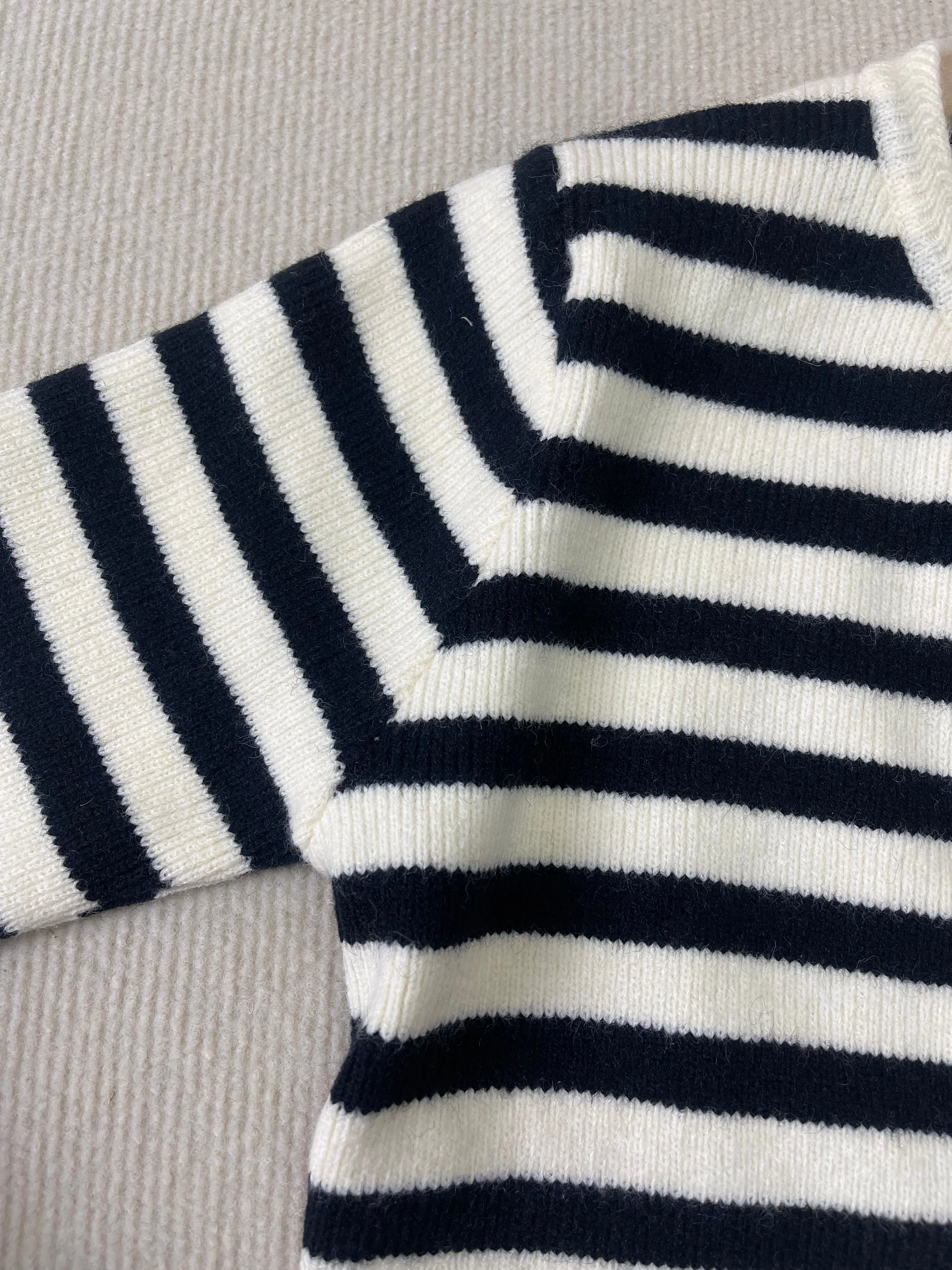 MYLAH | Elegant Striped Cardigan - Image 6