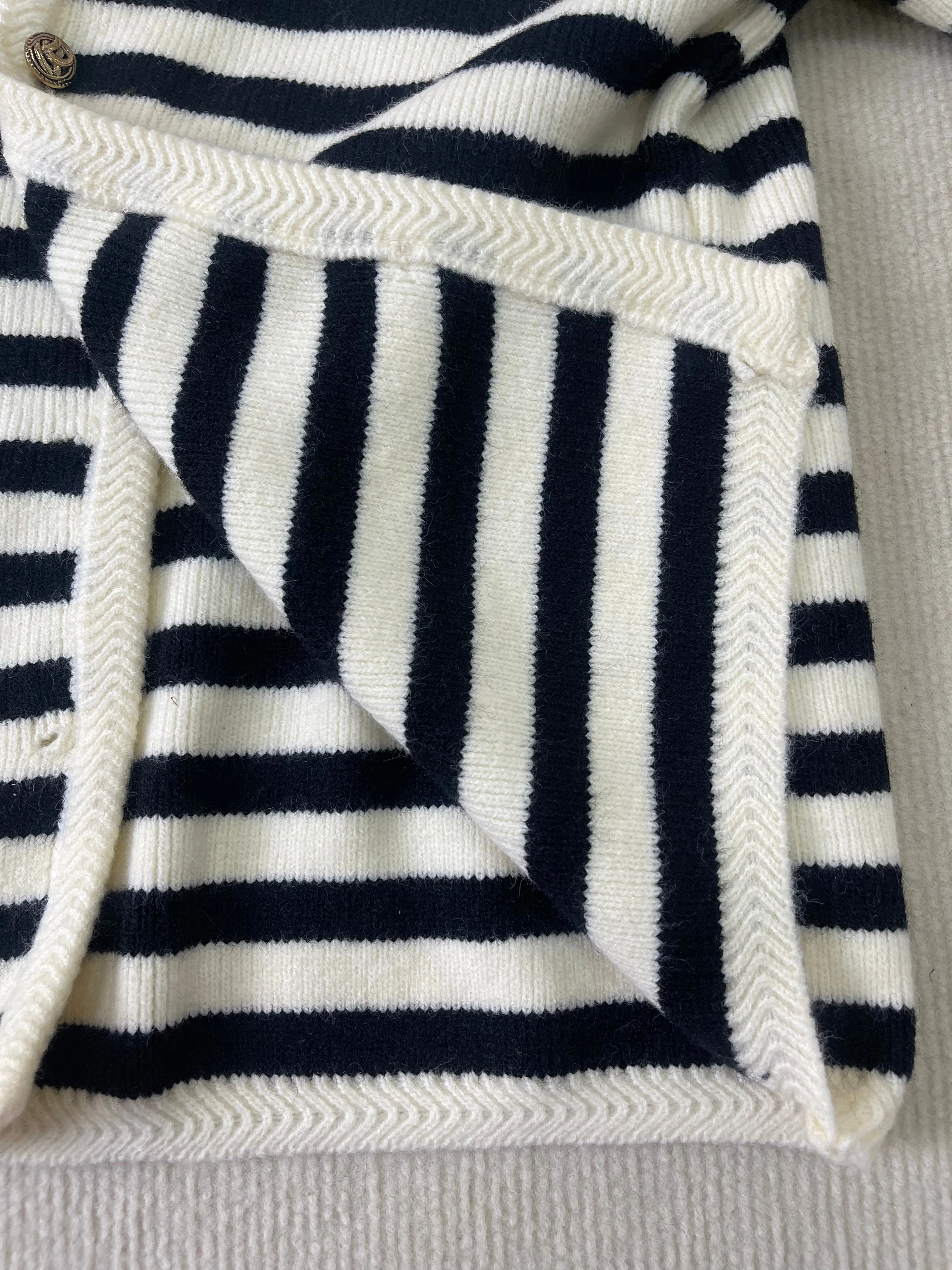 MYLAH | Elegant Striped Cardigan - Image 8