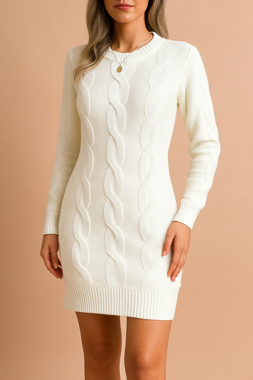 Nathalie | Knitted Sweater Dress - Image 8