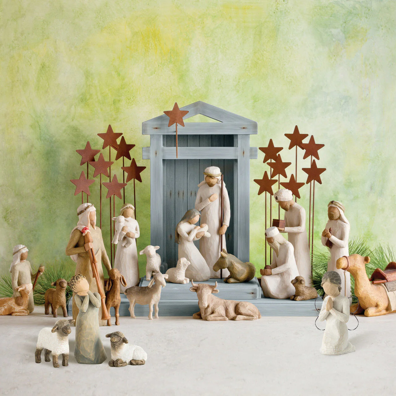 Nativity set with resin and nativity motif - Image 3
