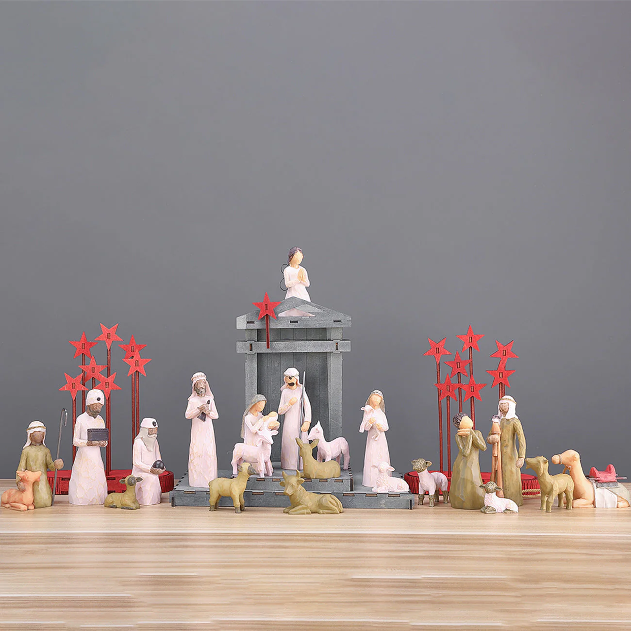 Nativity set with resin and nativity motif - Image 9