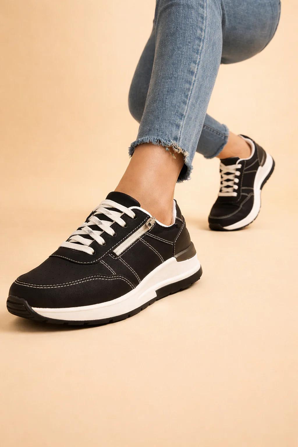 Nikola | Women’s Stylish Low-Top Sneakers with All-Day Comfort - Image 2
