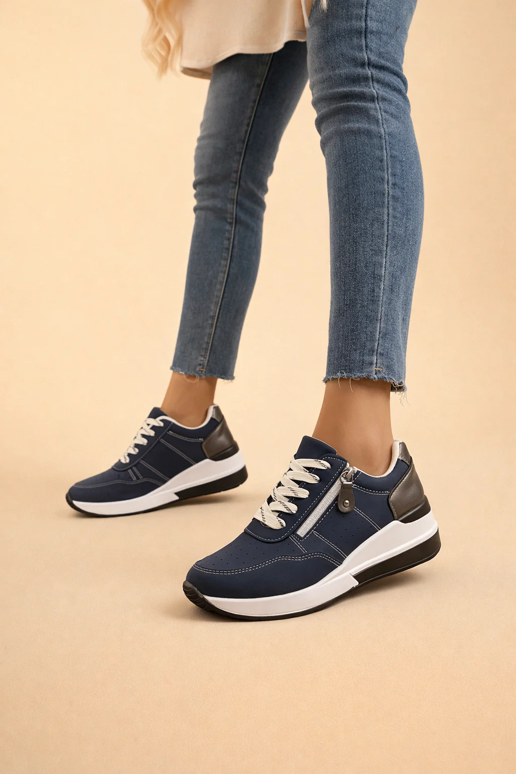 Nikola | Women’s Stylish Low-Top Sneakers with All-Day Comfort - Image 3