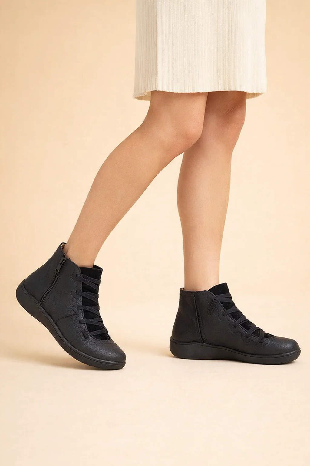 Nina | Trendy orthopedic ankle boots - Image 6
