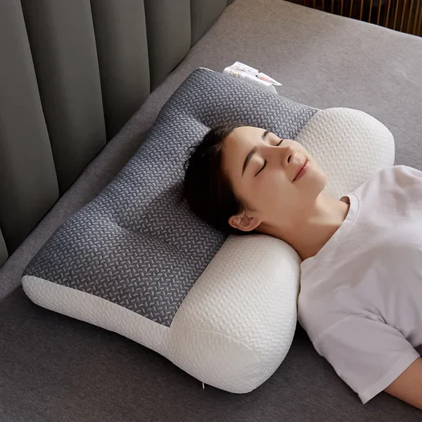 Orthopedic neck pillow for sleeping
