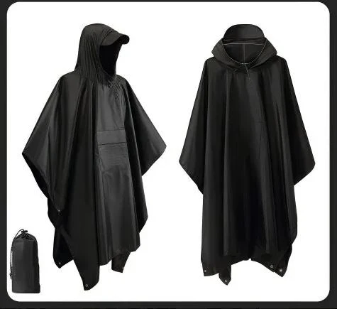 Outdoor rain poncho