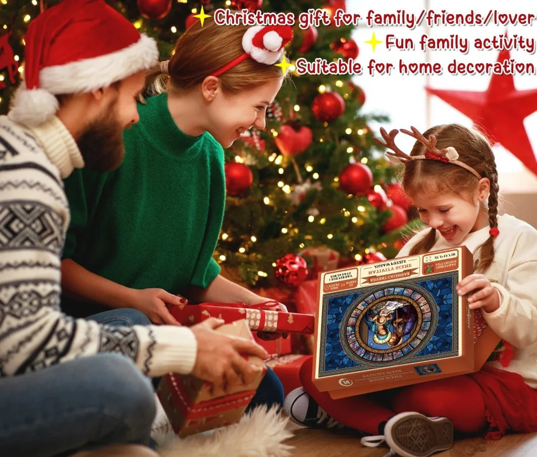 Paper Christmas Advent Calendar Puzzle - Image 4
