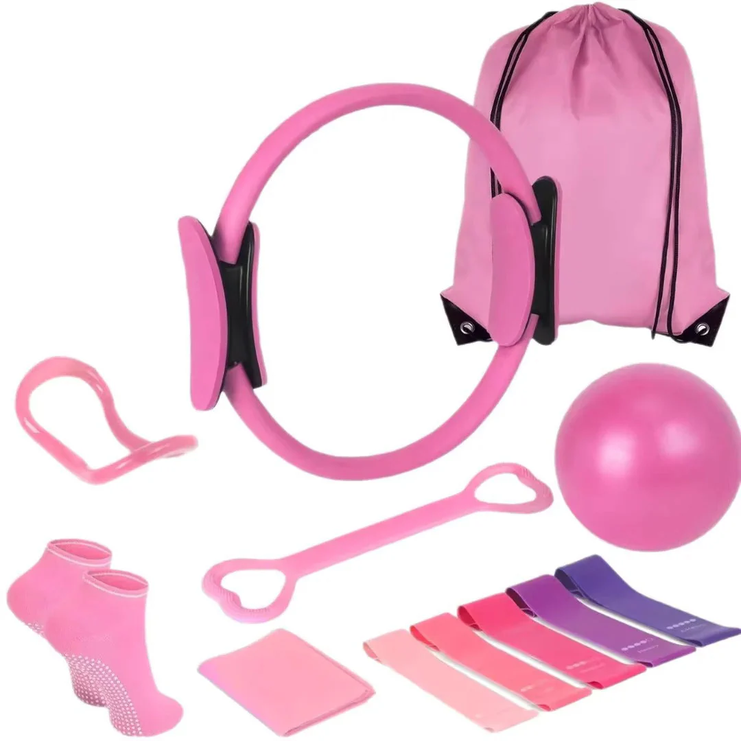 Pilates ball & resistance band set - Image 3
