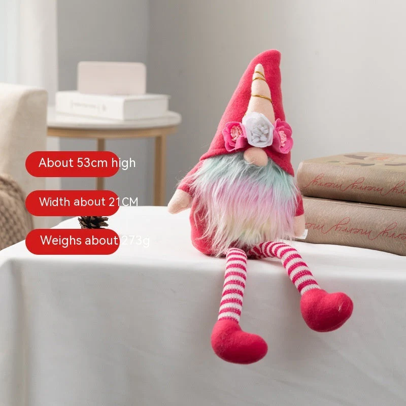 Plush doll Rudolf doll window decoration Nordic doll decorations gift - Image 5