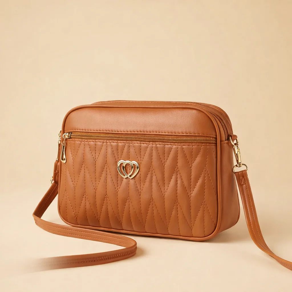 Sab | Women’s Elegant Quilted Crossbody Bag - Image 3