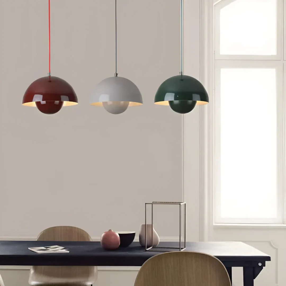 Scandinavian LED pendant light - NordicBlossom - Image 2
